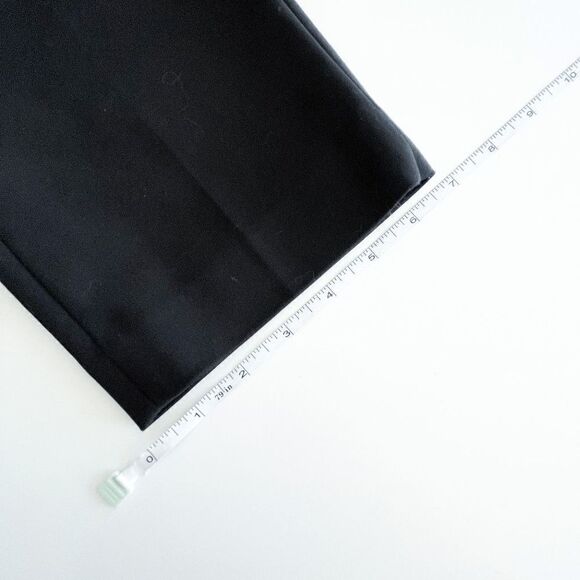 RW & Co. Womens Tailored Pants Slim Leg Signature Fit Career Wear Black Size 10 - Picture 9 of 9